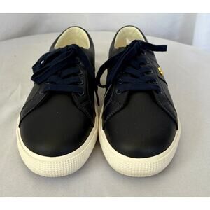Lauren Ralph Lauren Women's Janson II Sneakers Shoes Navy Blue Size 9B NWT